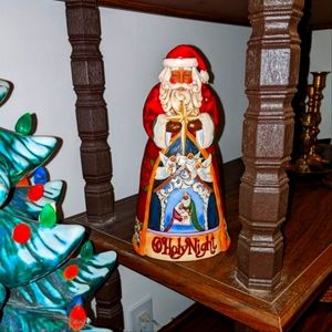 Jim Shore Santa O Holy Night 10 inch